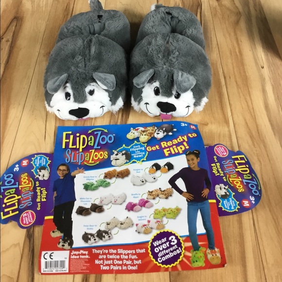 flip a zoo Shoes Flipazoo Huskypolar Bear Children Slippers Poshmark